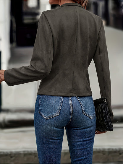 Ladies' Summer Jacket with Long Sleeves and Vintage Look