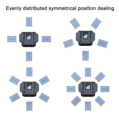 Automatic Card Shuffling Machine and Dealer for Fast and Efficient Play