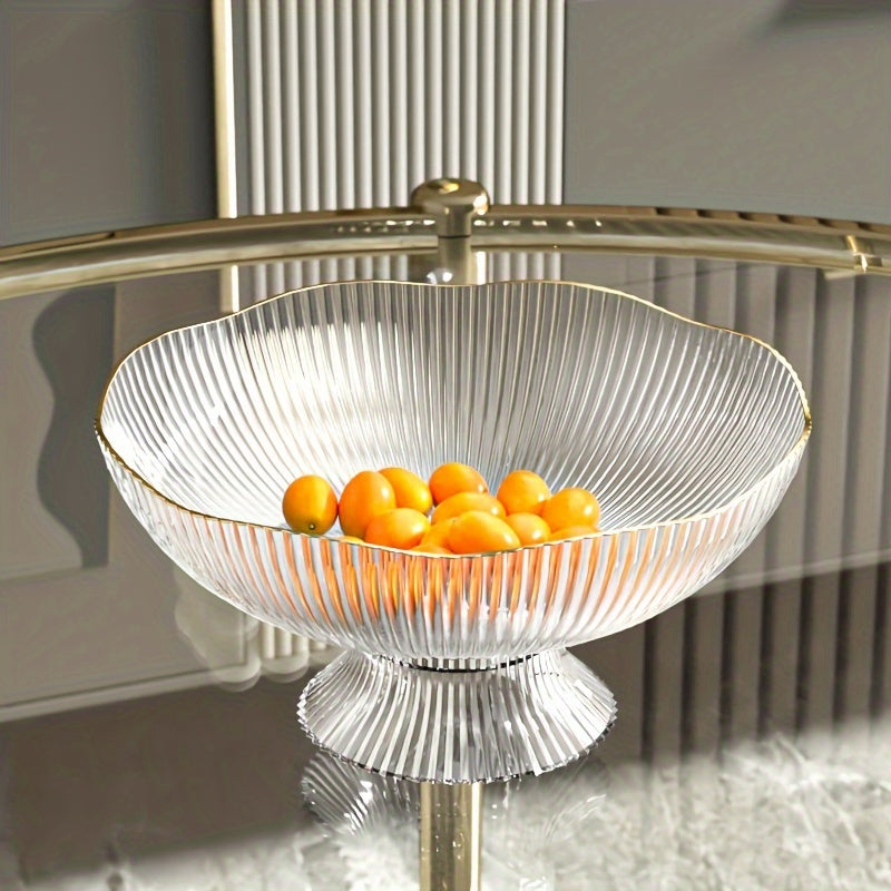 Bowl with Transparent Fruit Made of PET for Decorative and Practical