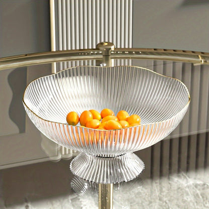 Bowl with Transparent Fruit Made of PET for Decorative and Practical