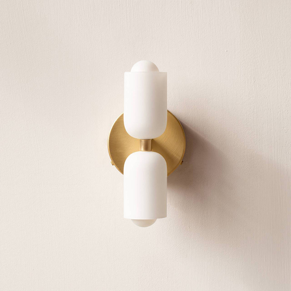 Modern Wall Lamp with Uplight and Downlight for Subtle Ambient Lighting for Interiors