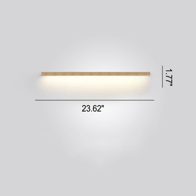 Minimalist Wooden Wall Lamp for Atmospheric Lighting for Any Space