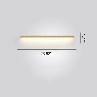 Minimalist Wooden Wall Lamp for Atmospheric Lighting for Any Space