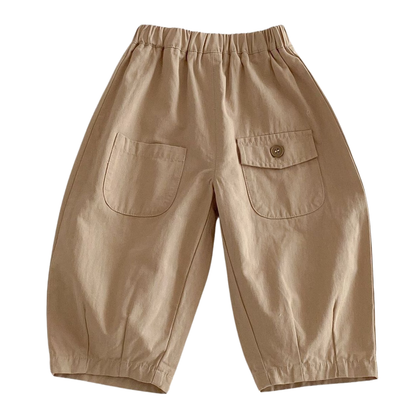 Kids' Cargo Trousers for Toddlers and Children with Comfortable Fit and Pockets