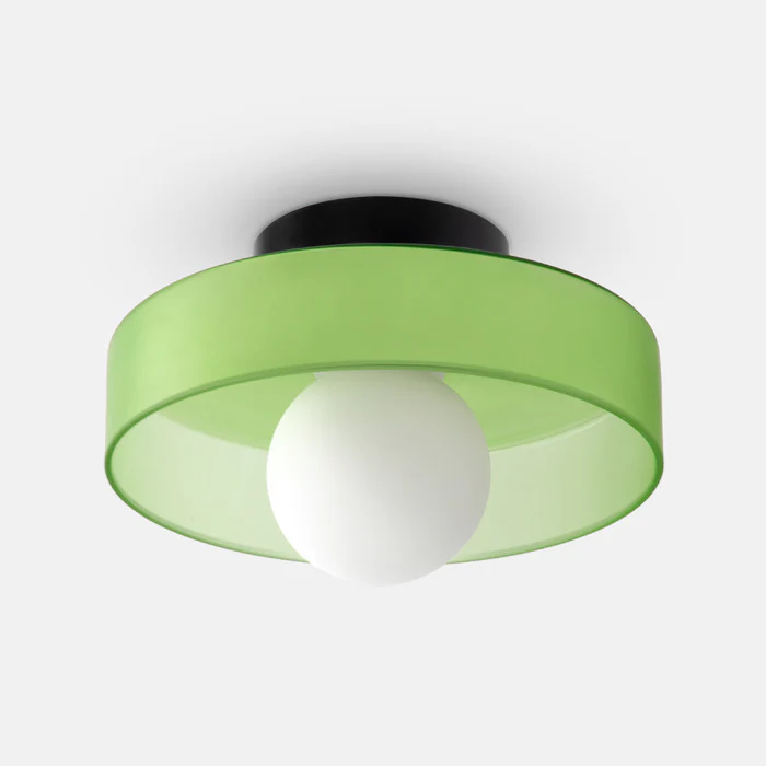 Glass with Modern Round Ceiling Lamp with Elegant and Timeless Design