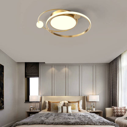 Light with Modern LED Ceiling Circular Design for Living Room and Bedroom