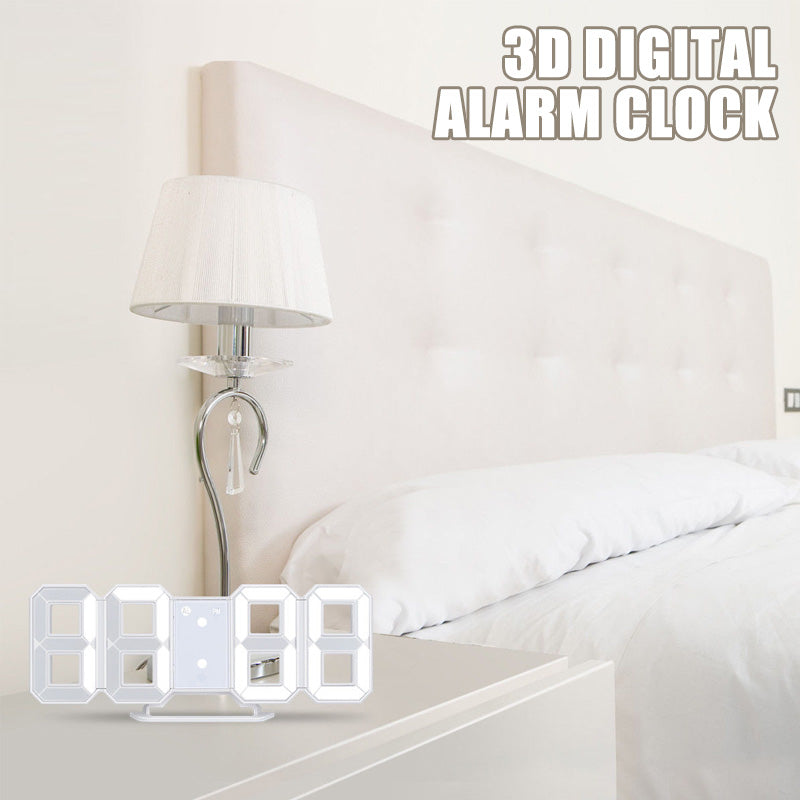 Clock Smart 3D Digital with Modern Design for Your Nightstand
