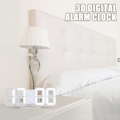Clock Smart 3D Digital with Modern Design for Your Nightstand