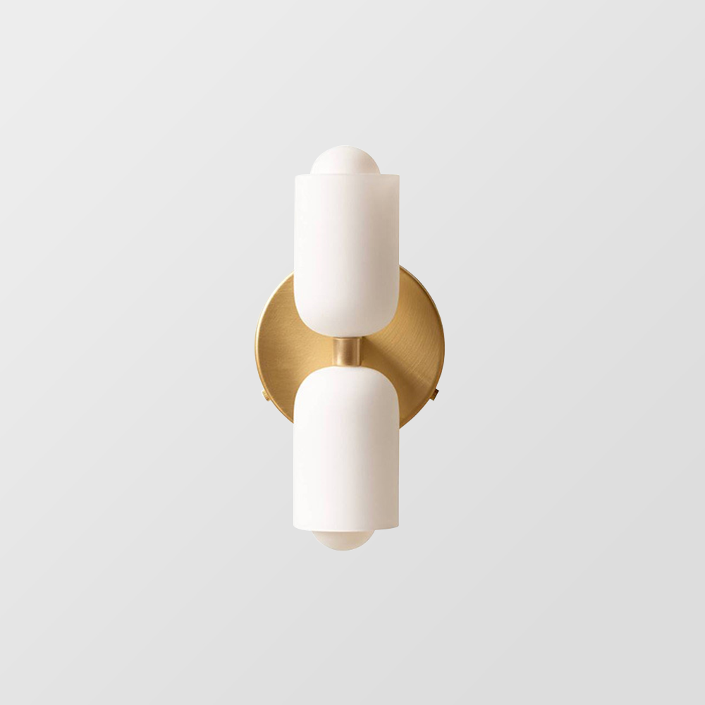 Modern Wall Lamp with Uplight and Downlight for Subtle Ambient Lighting for Interiors