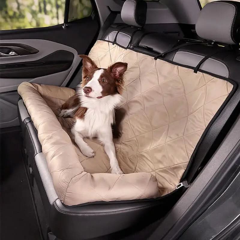 Cover with Waterproof Rear Seat Design for Dogs with Anti-Slip and Quilted Pattern