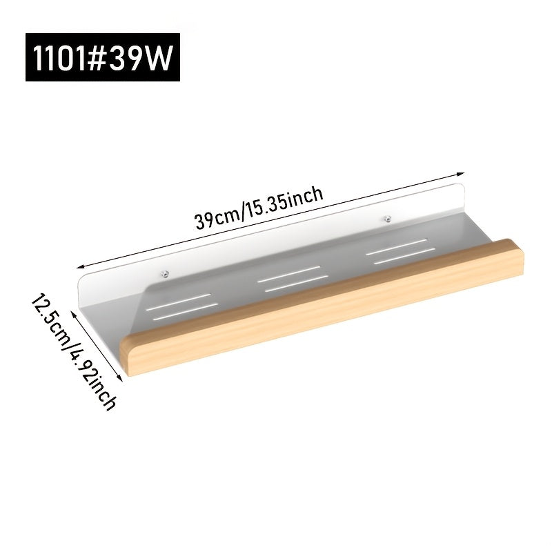 Holder with Stylish Wall Shelf Toilet Paper Design for Perfect for Bathroom Organization