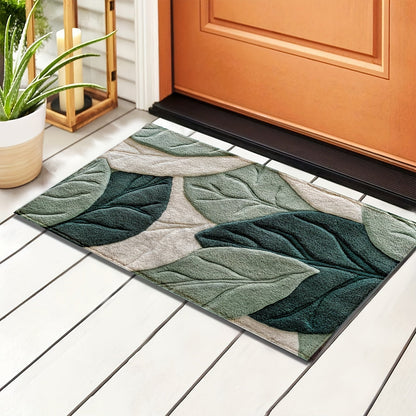 Mat Leaf Bath for Absorbent, Plush, and Comfortable for the Bathroom