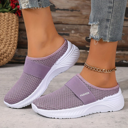 Sneakers with Slip-on Summer Design for Women with Breathable Mesh