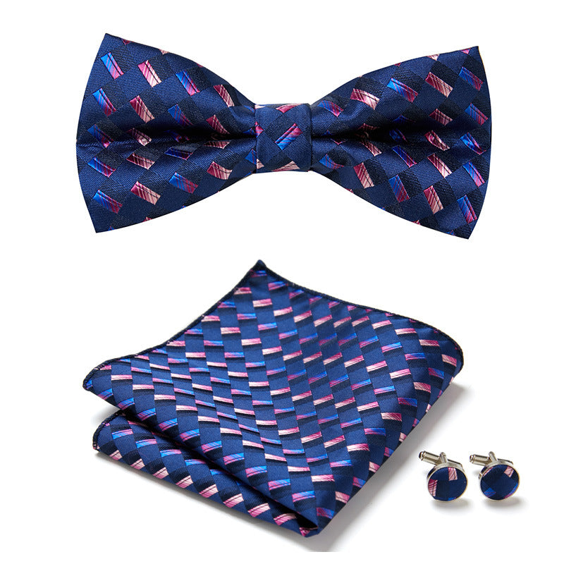 Set with Elegant Bow Tie Design for Handcrafted with Matching Accessories