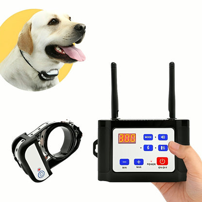 Wireless Dog Training System with Virtual Fence and Training Collar
