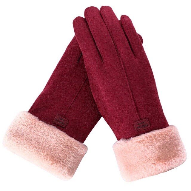 Winter Gloves with Warm and Stylish Design