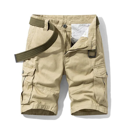 Men's Cargo Shorts with Multiple Pockets and Comfortable Fit
