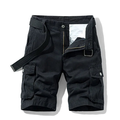 Men's Cargo Shorts with Multiple Pockets and Comfortable Fit
