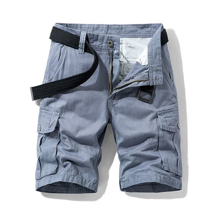 Men's Cargo Shorts with Multiple Pockets and Comfortable Fit