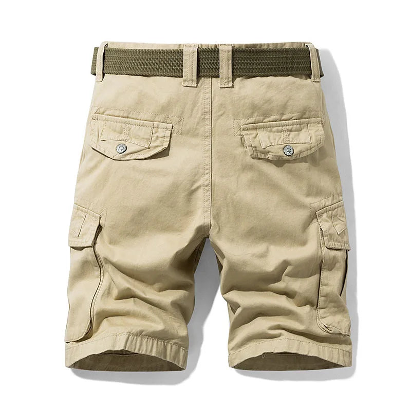 Men's Cargo Shorts with Multiple Pockets and Comfortable Fit