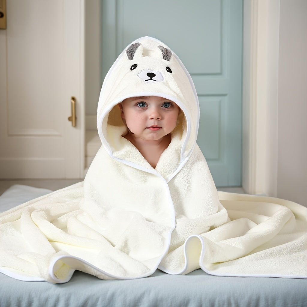 Baby Towel with Hood for Soft and Comfortable After Bathing