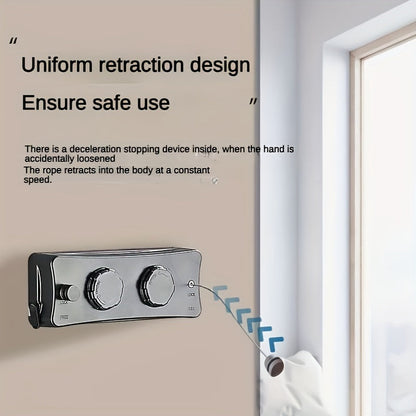 Foldable Double Clothesline for Compact and Strong
