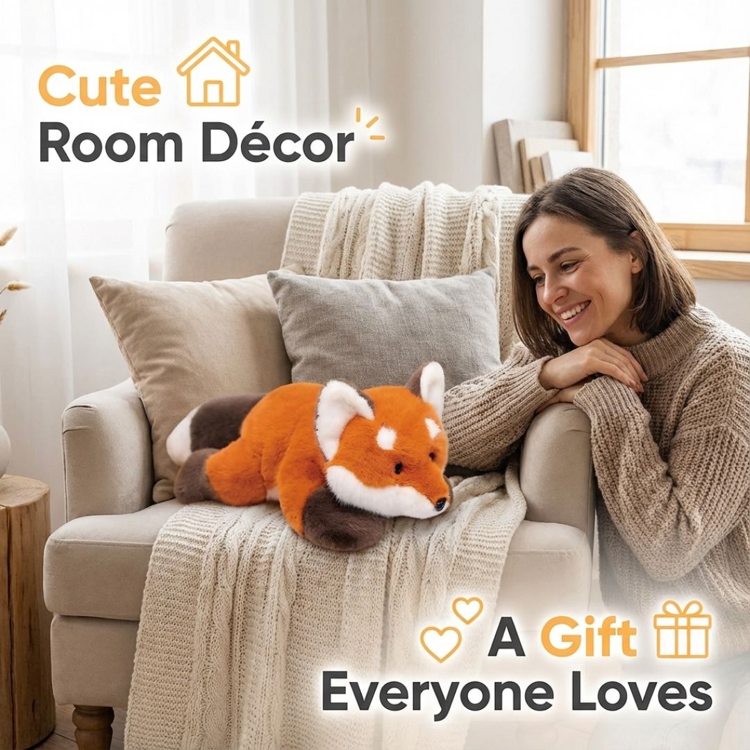 Soft Animal Cuddle Toy with Long Shape for Comfort and Relaxation