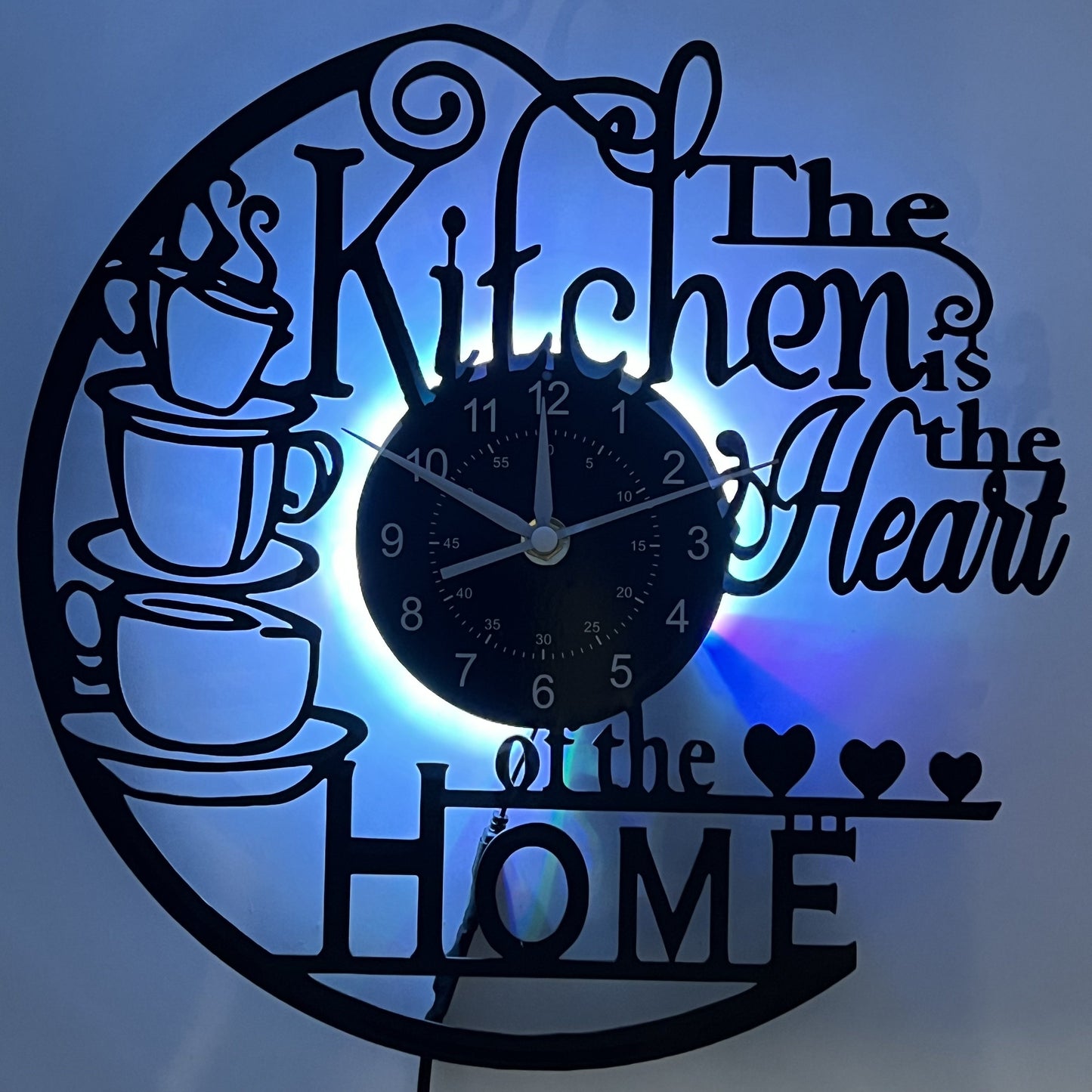Clock Charming Kitchen Wall for a Cozy Atmosphere