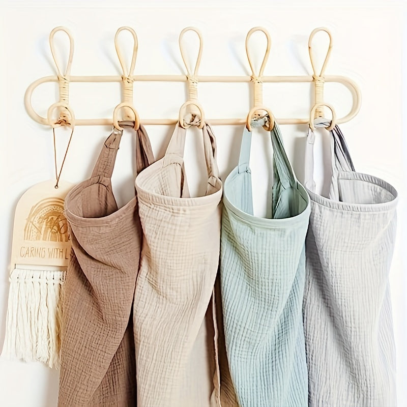 Blanket with Breathable Nursing Rigid Hoops for Multifunctional Mother Apron