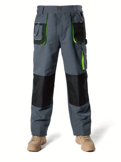Men's Work Trousers with Large Storage Pockets for Durable and Functional