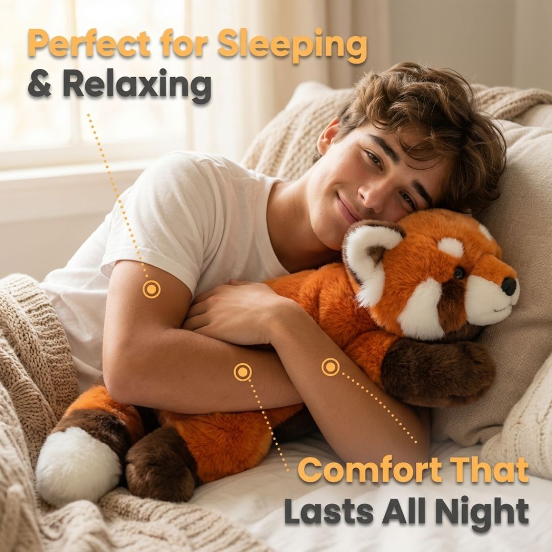 Soft Animal Cuddle Toy with Long Shape for Comfort and Relaxation