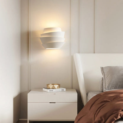 Wall Lamp with Scandinavian Double Light Points Made of Iron
