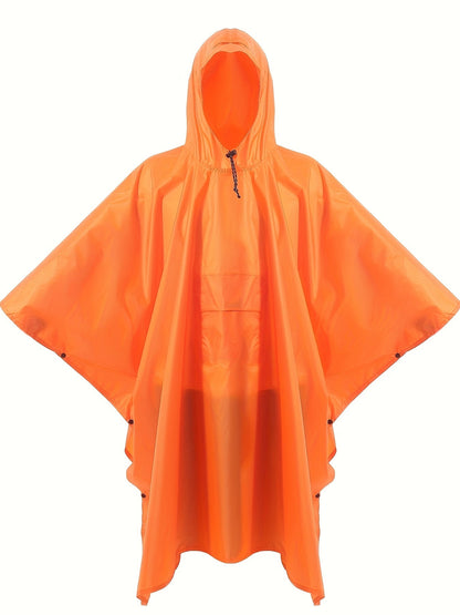 Waterproof 3-in-1 Poncho for Multifunctional and Breathable for Hiking, Camping, and Biking