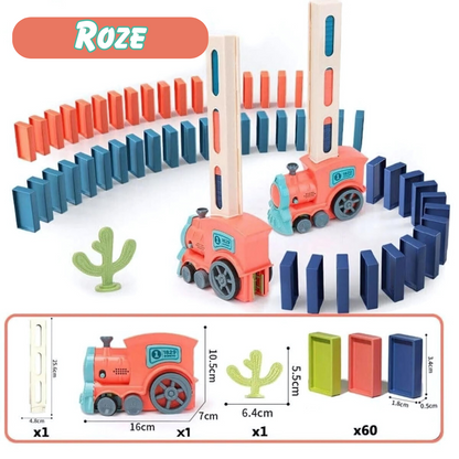 Automatic Domino Train for Playful and Educational