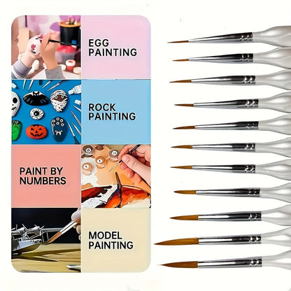 Acrylic Paint Brushes for Professional Brush Set with Detail Brush for Fine Painting