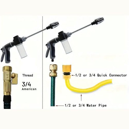 High-Pressure Cleaner for Car Washing, Garden Cleaning and Patio Maintenance