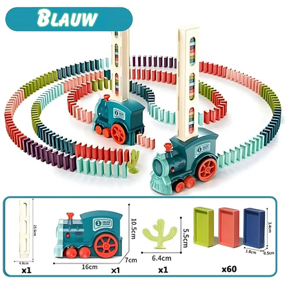 Automatic Domino Train for Playful and Educational
