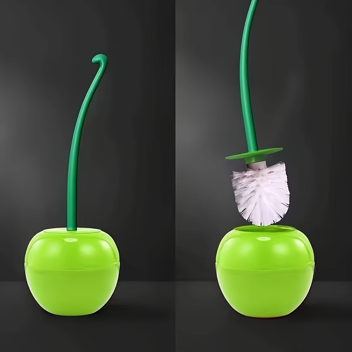 Brush Cherry-Shaped Toilet for Stylish Bathroom Cleaning