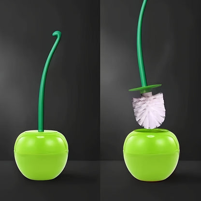 Brush Cherry-Shaped Toilet for Stylish Bathroom Cleaning