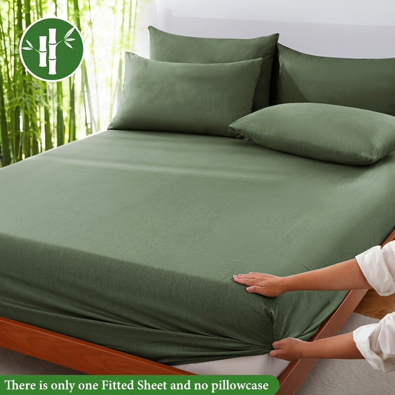 Bamboo Fiber Fitted Sheet for Breathable Comfort