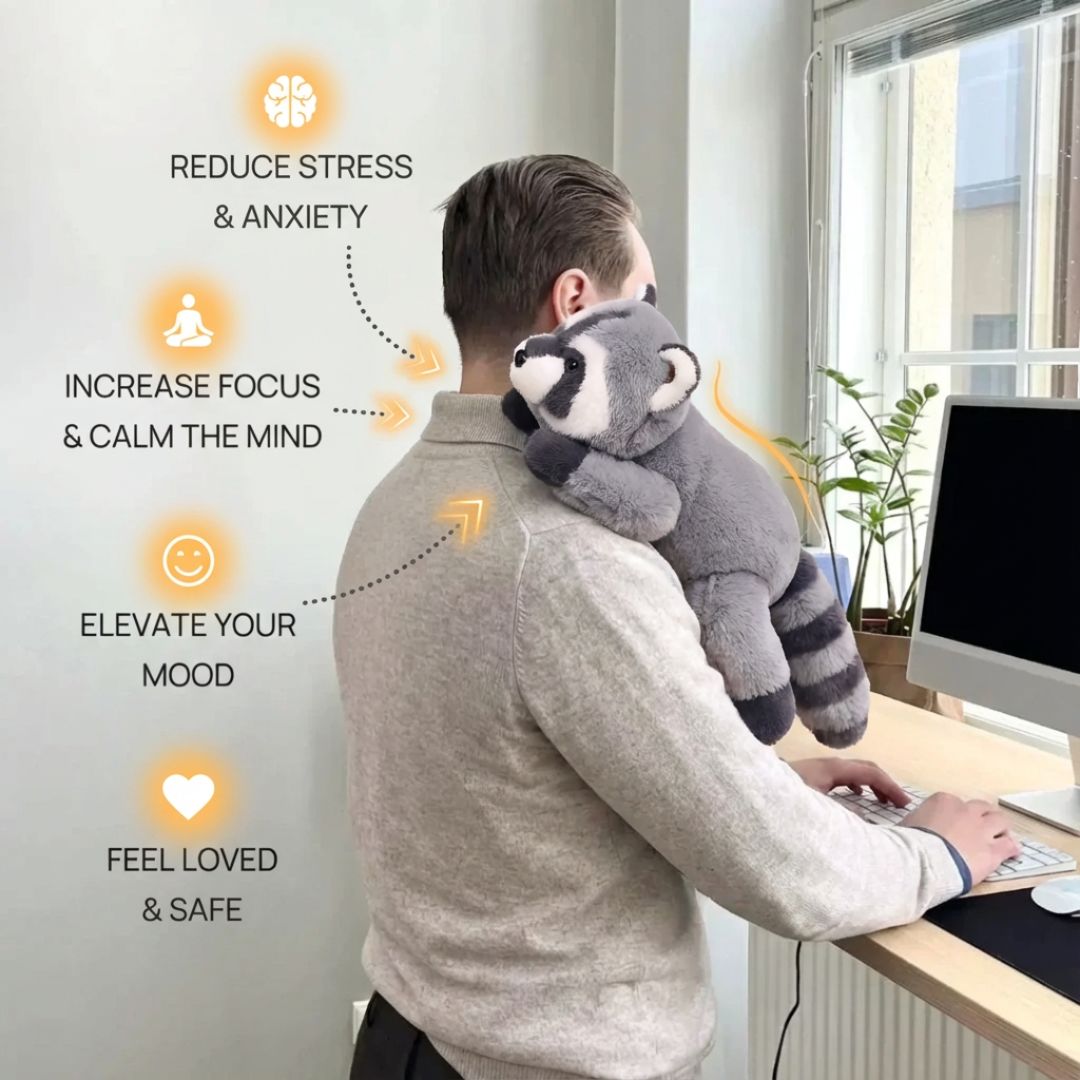 Soft Animal Cuddle Toy with Long Shape for Comfort and Relaxation