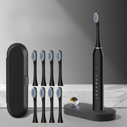 Rechargeable Sonic Toothbrush with Multiple Brushing Modes and USB Charging