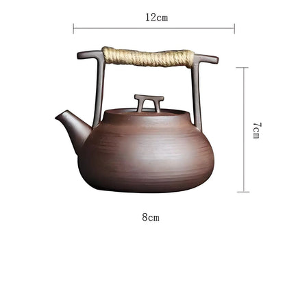 Ceramic Teapot with Warmer for Relaxing Tea Moments at Home