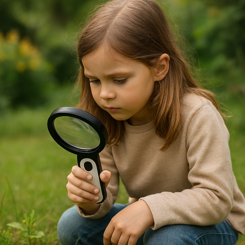 Light with Magnifying Glass with LED Ing and Adjustable Light Settings for Clear Reading