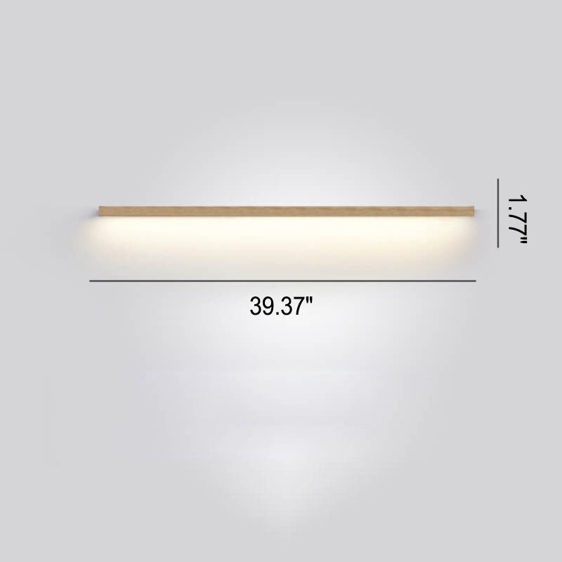 Minimalist Wooden Wall Lamp for Atmospheric Lighting for Any Space