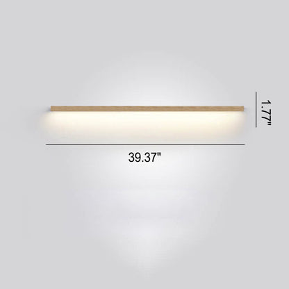 Minimalist Wooden Wall Lamp for Atmospheric Lighting for Any Space