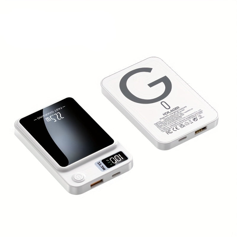 Magnetic Power Bank for Ultra Slim with Super Fast Wireless Charging