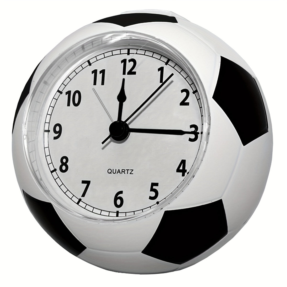 Clock with Creative Football-Shaped Alarm Design with Music and Unique Design for Young and Old