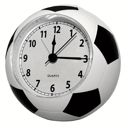 Clock with Creative Football-Shaped Alarm Design with Music and Unique Design for Young and Old
