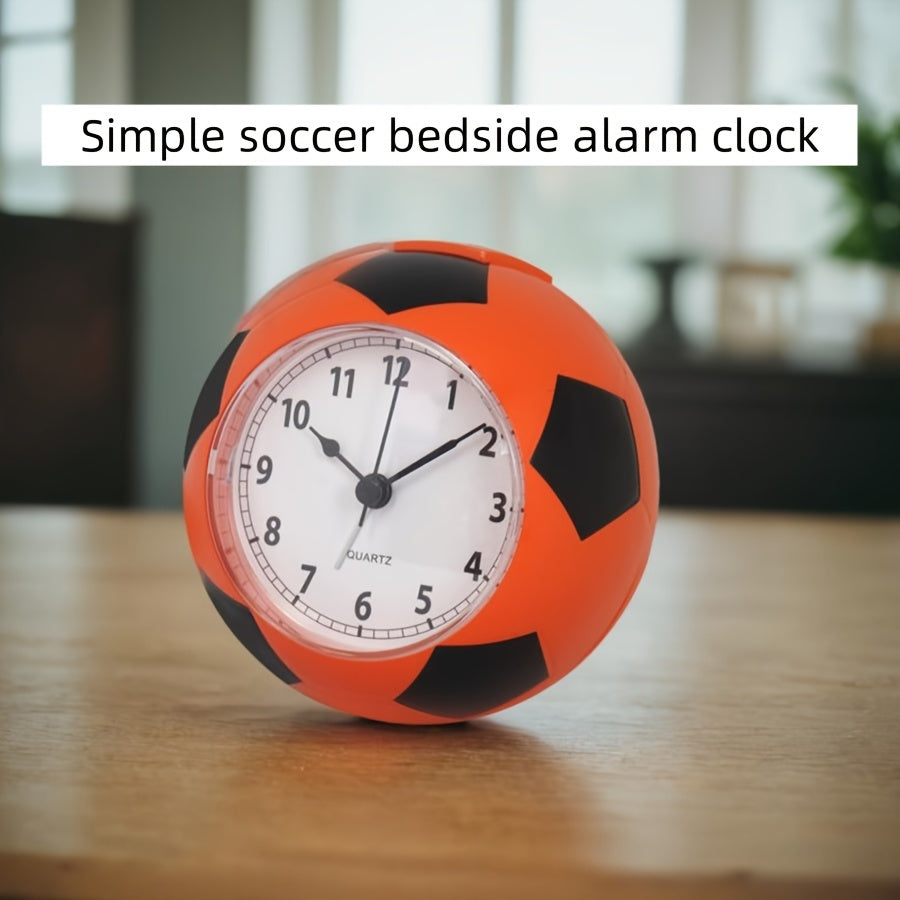 Clock with Creative Football-Shaped Alarm Design with Music and Unique Design for Young and Old